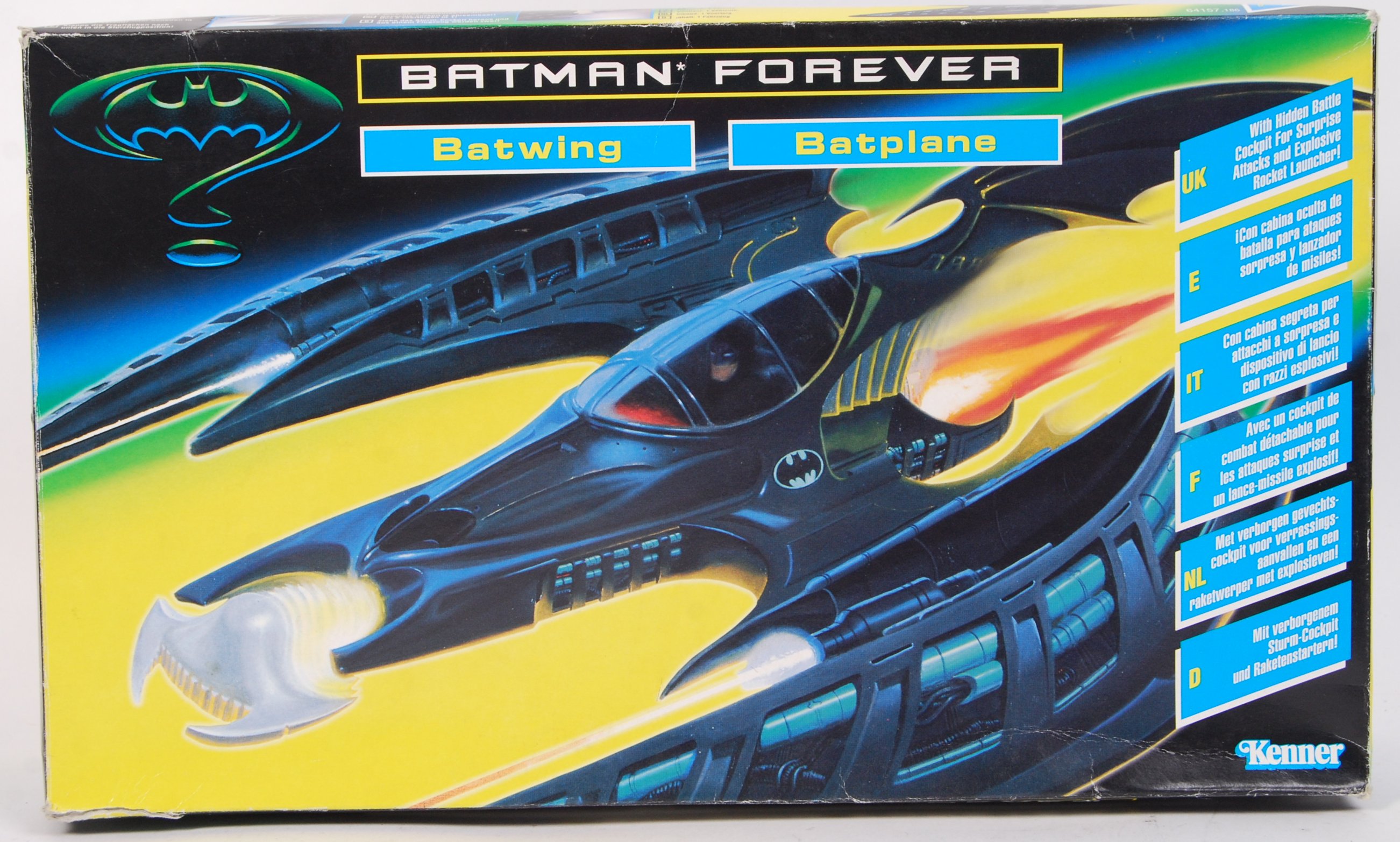 Kenner Batman Forever Batwing Bat Wing Vehicle 1995 64157 for sale online 