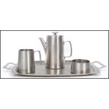 A vintage 20th century retro Old Hall stainless st