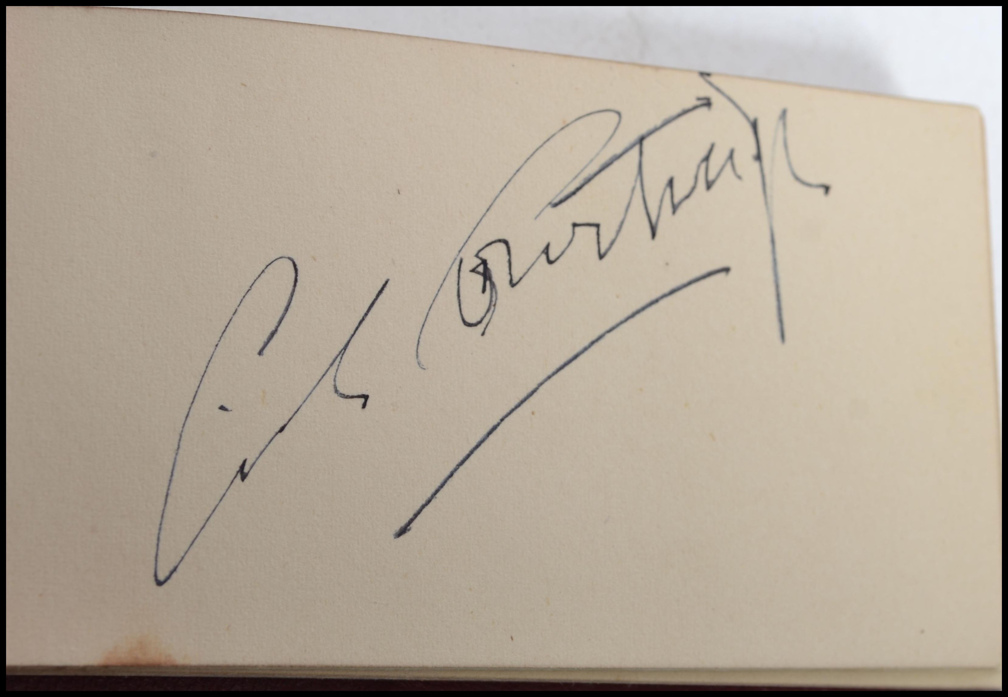 Autograph Book; a good likely c1940's autograph book - featuring many stars of film / radio. Most - Image 3 of 23