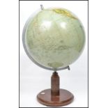 An early 20th century believed Dr. R. Neuse 30cm diameter, Columbus desk top Terrestrial Globe on