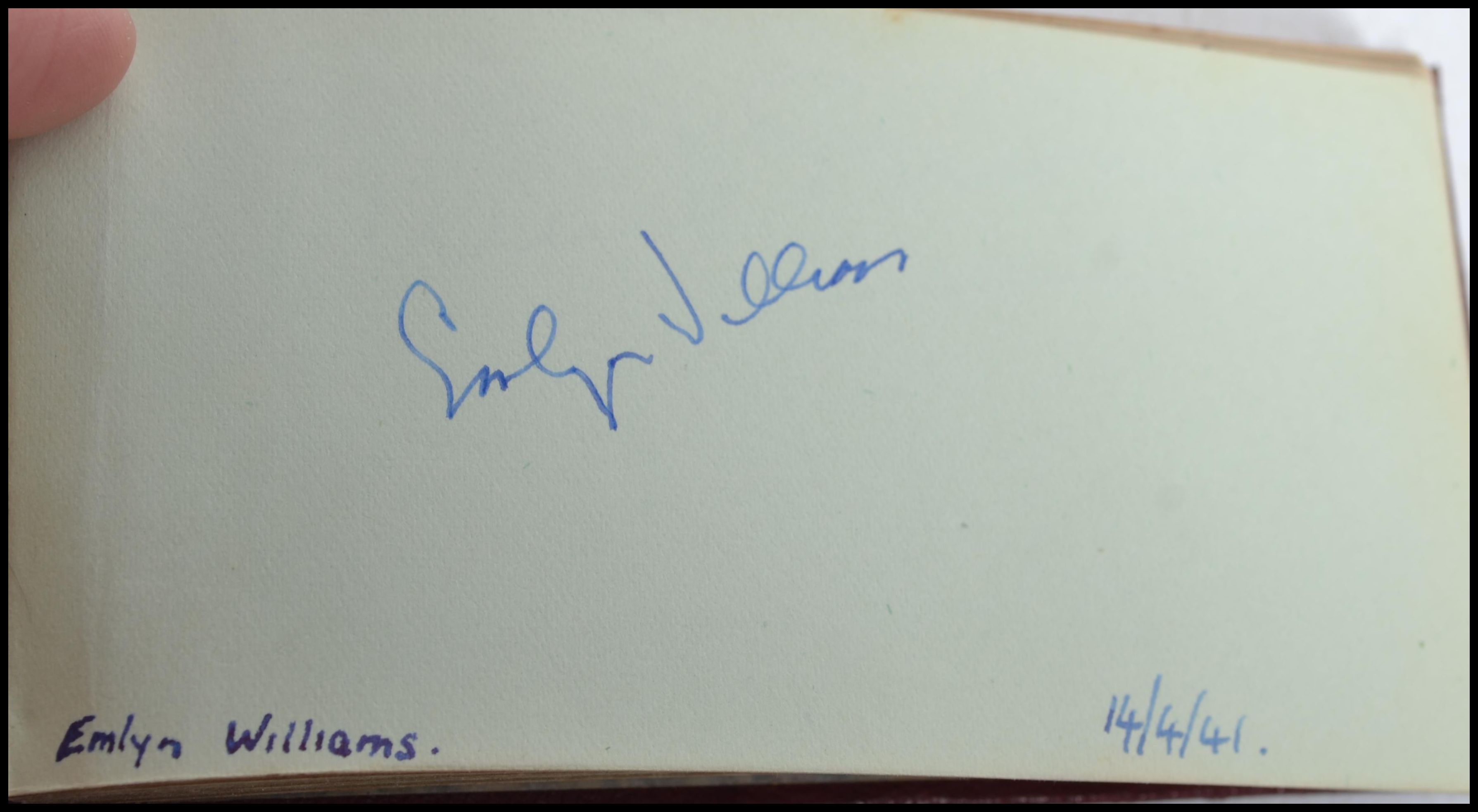 Autograph Book; a good likely c1940's autograph book - featuring many stars of film / radio. Most - Image 4 of 23