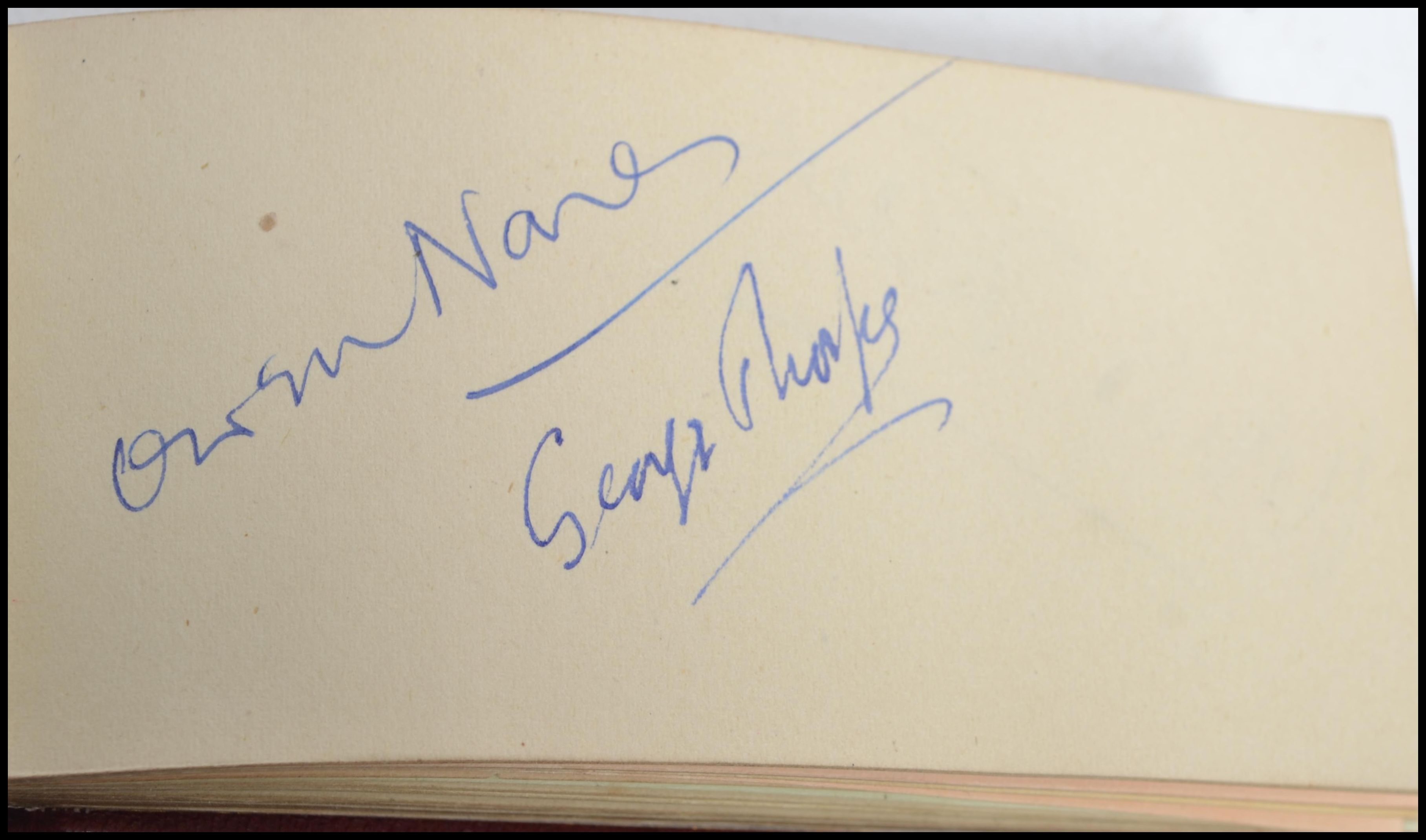 Autograph Book; a good likely c1940's autograph book - featuring many stars of film / radio. Most - Image 10 of 23