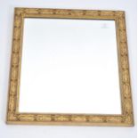 Early 20th century gilt carved Florentine revival wall mirror. Of rectangular form, the central