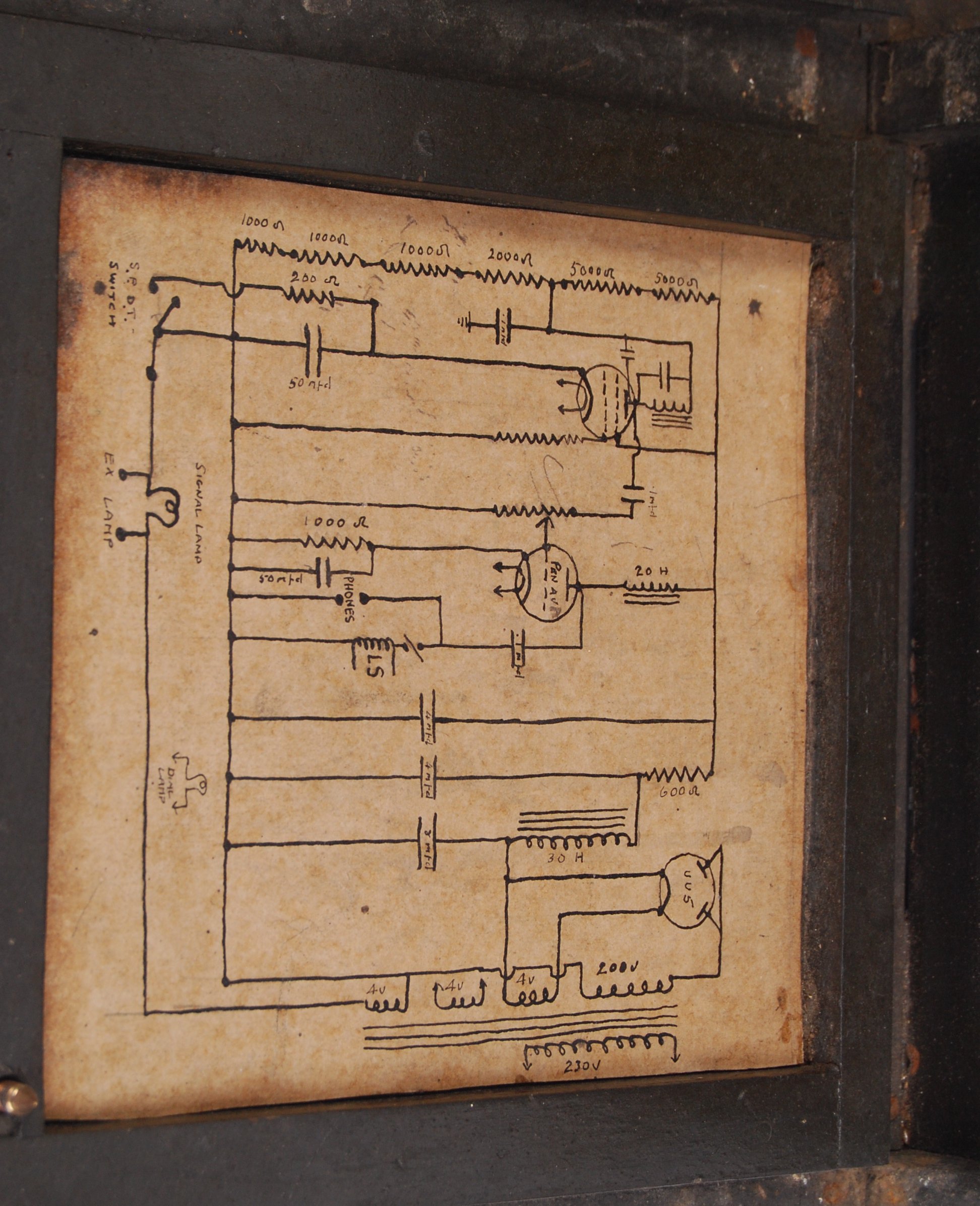 RARE 1930's MORSE CODE TRAINING BOX - Image 4 of 7