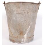 WWII CROFT FIRE BUCKET