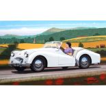 ORIGINAL CASTELLA CLASSIC SPORTS CARS CARDS ARTWORK BY ERIC BOTTOMLEY