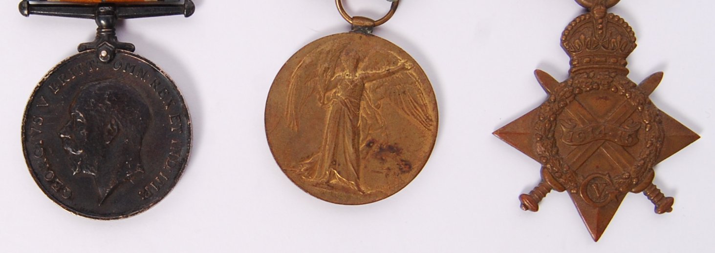 WWI ROYAL MARINES MEDAL TRIO - Image 2 of 4