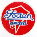 FODEN VEHICLES ADVERTISING SIGN