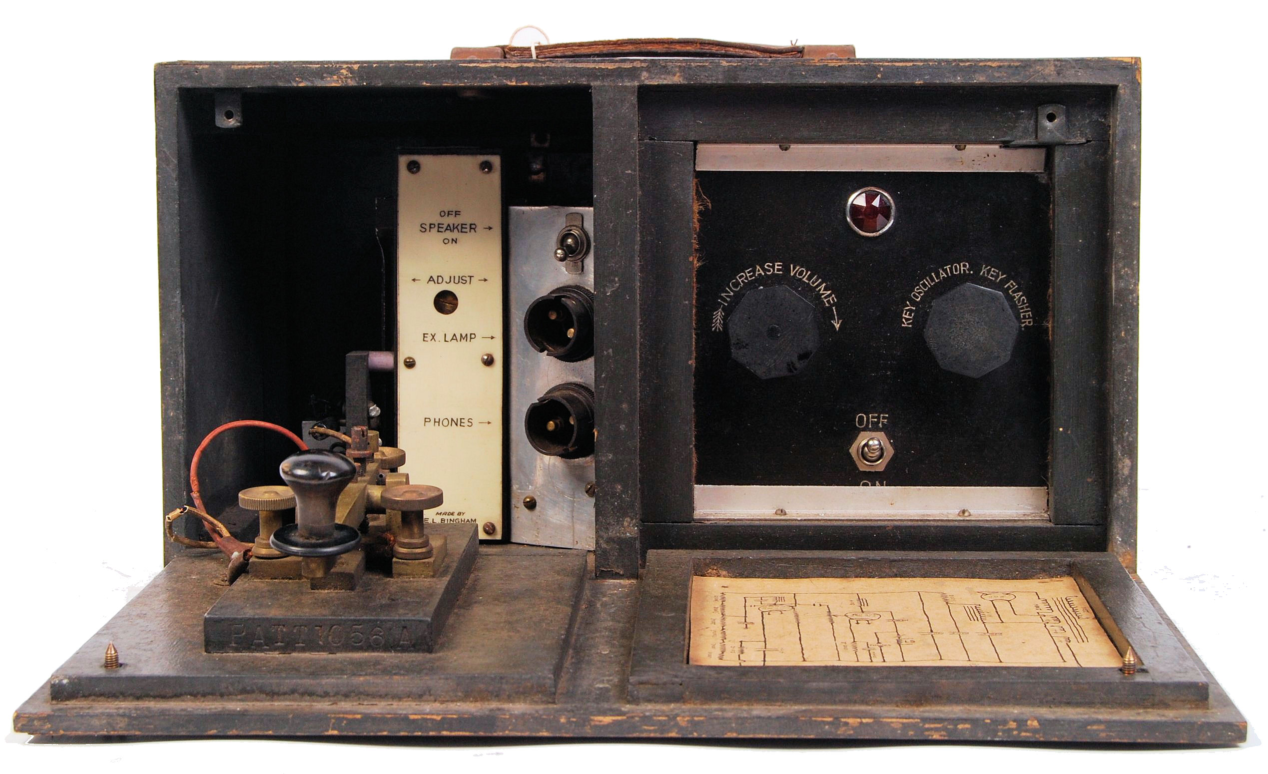 RARE 1930's MORSE CODE TRAINING BOX