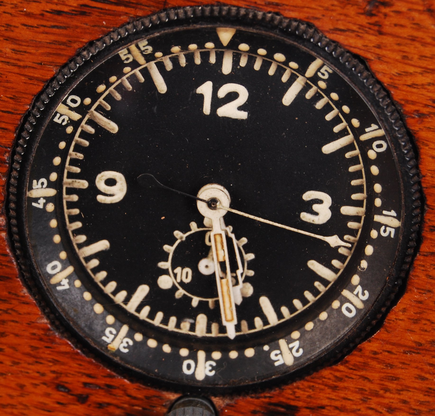 RARE WWII SECOND WORLD WAR GERMAN MESSERSCHMITT CLOCK - Image 2 of 5