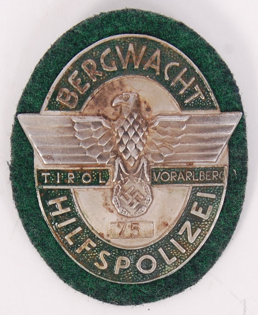 GERMAN BERGWACHT HILFSPOLIZEI PATCH