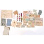 WWII MEDAL GROUP & EPHEMERA