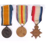 WWI ROYAL MARINES MEDAL TRIO