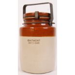 HOME GUARD MASON'S STONEWARE CANISTER