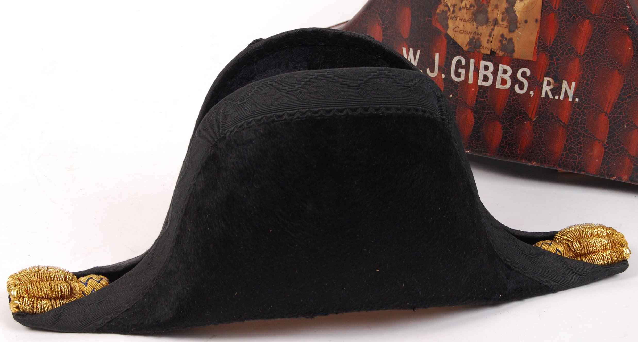 EARLY 20TH CENTURY NAVAL BICORN HAT - Image 4 of 8