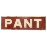 ORIGINAL PANT RAILWAY STATION SIGN