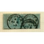 GB STAMPS Edward 7th Used High Values (3) £1 & 5s