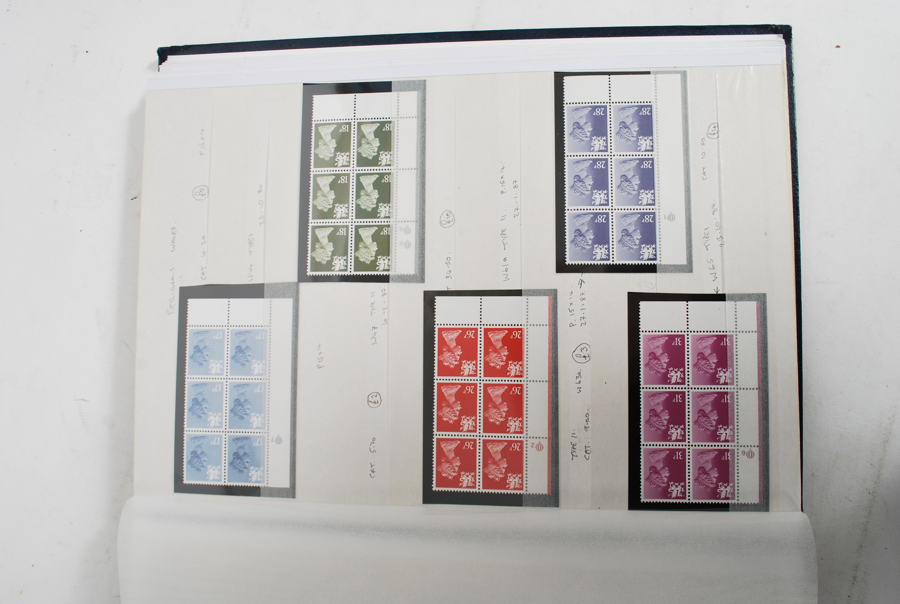 An album containing approx £58 face value of unused stamps mint stamps to include machin and - Image 3 of 3