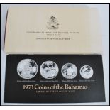 A 1971 Commonwealth of the Bahama Islands Proof Coin Set contained in original box with sleeve.