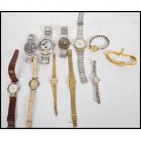 A group of vintage watches to include Appear, Incabloc, Accurist, Hana, Seiko, Sekonda,