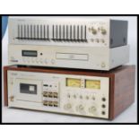 A collection of seperates hi-fi to include  TEAC A-480 cassette deck, SP120 Accoustic Solutions CD