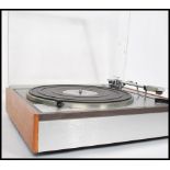 A vintage retro 20th century cased Lenco - Leak 13L record deck / record player.