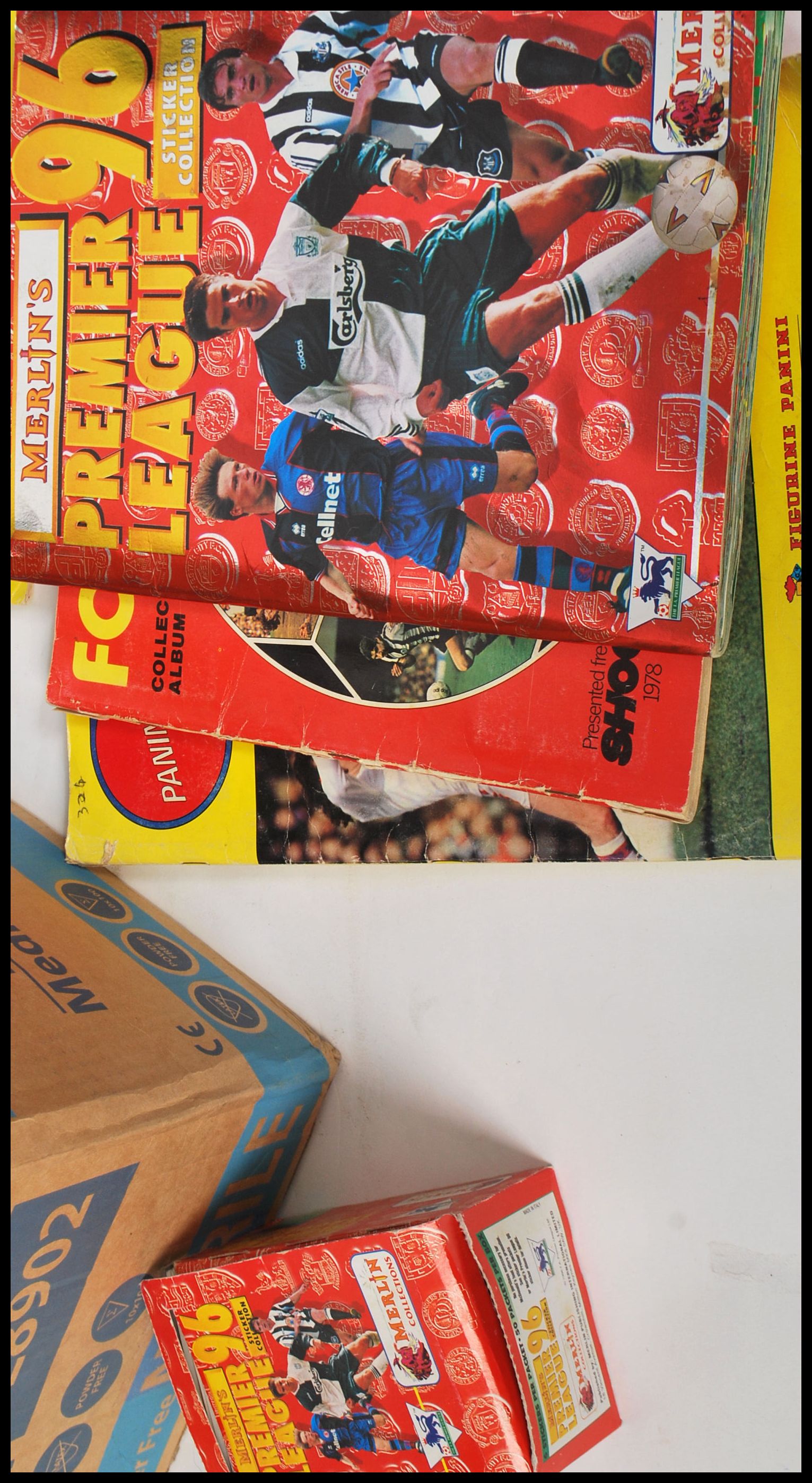 A large collection of vintage Panini and Merlin football premier league sticker albums to include - Image 3 of 4