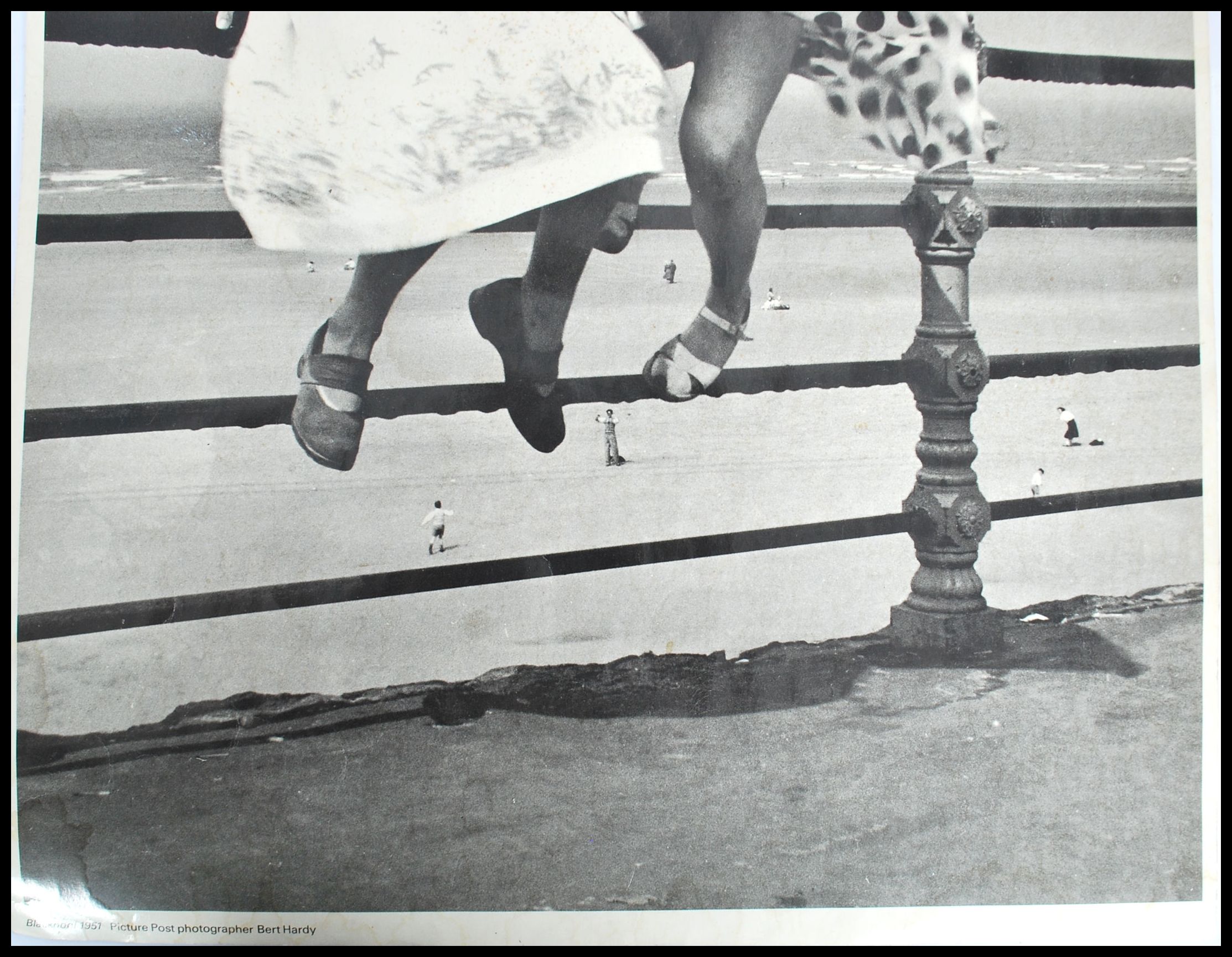 A vintage iconic 20th century picture titled ' Two Girls At Blackpool ' Pat Stewart (right) and - Image 3 of 9