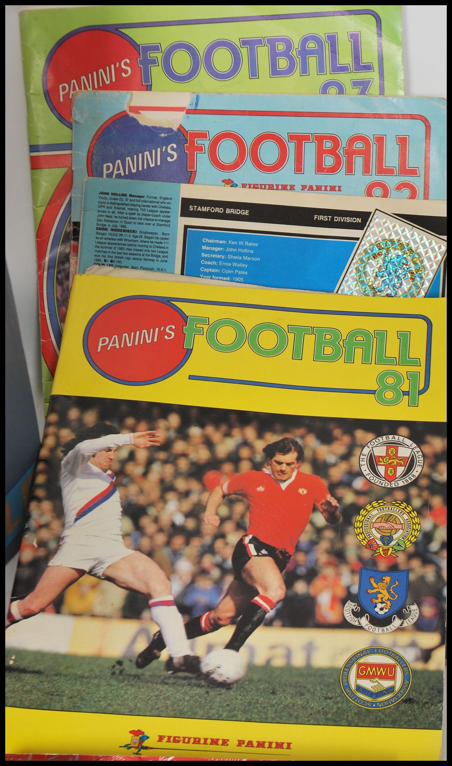 A large collection of vintage Panini and Merlin football premier league sticker albums to include - Image 2 of 4