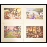 A collection of fabulous unframed Rodney Matthews ' Alice in Wonderland ' series prints to include '