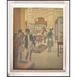 Louis Ward RWA ( Bristol Savages ) - A fabulous mid 20th century oil on canvas painting of the