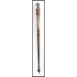 A possible Russian silver Yad / Torah pointing stick 19th / 20th century the tapering handle and