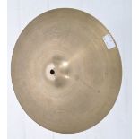 A Vintage 20th century Zildjian Avedis 15" ride cymbal, inscribed Avedis Zildjian Co., genuine