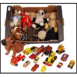 ASSORTED BEARS & VEHICLES