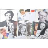 British Sitcom Autographs; A large collection of assorted signed publicity photographs, largely by