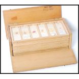 A good collection of vintage 20th century Scientific microscope sample slides contained within a