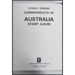 Postal History: A collection of Australian stamps contained within an album dating from the early