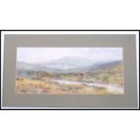 Possibly W. Widgery, 20th century landscape watercolour painting, possibly Dartmoor being signed