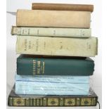 A collection of vintage books dating from the 19th century to include Travels In Tartary, Thibet And