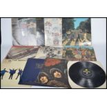 The Beatles vinyl records - A collection of vinyl long play LP vinyl records by The Beatles and John
