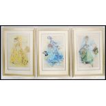 A collection of three Raymond Hughes framed and gl