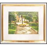 Ilana Richardson.  Sorrento Garden a limited edition colour print, signed and numbered in pencil.
