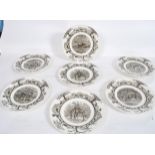 A set of seven Wedgwood of Etruria & Barlaston Kruger National Park plates to include elephant,