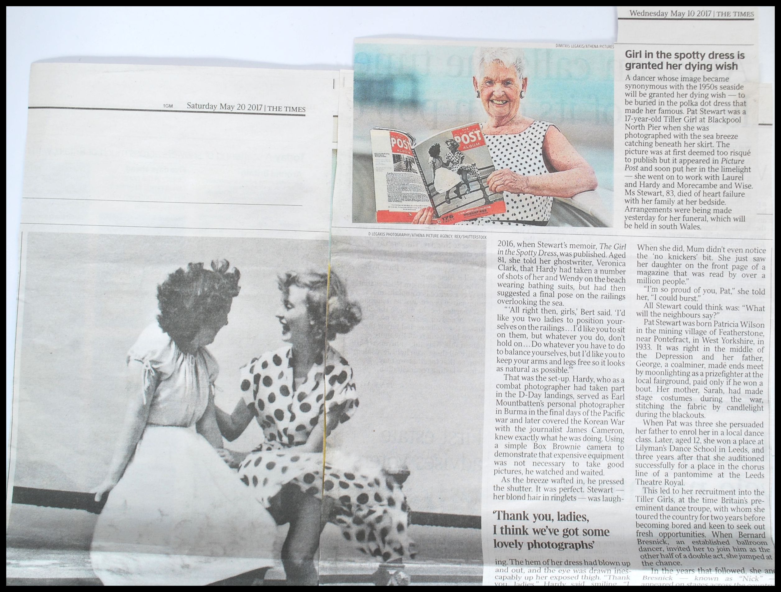 A vintage iconic 20th century picture titled ' Two Girls At Blackpool ' Pat Stewart (right) and - Image 9 of 9