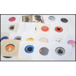 Vinyl Records - A good collection of 45rpm vinyl record singles to include various artists to