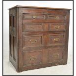 A part 17th century Jacobean revival bachelors chest of drawers. The drawers of oak 17th century