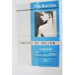 THE SMITHS - an original Rough Trade promotional poster for the 1984 Smiths single Hatful Of Hollow.