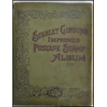 An early 20th century stamp album to include many