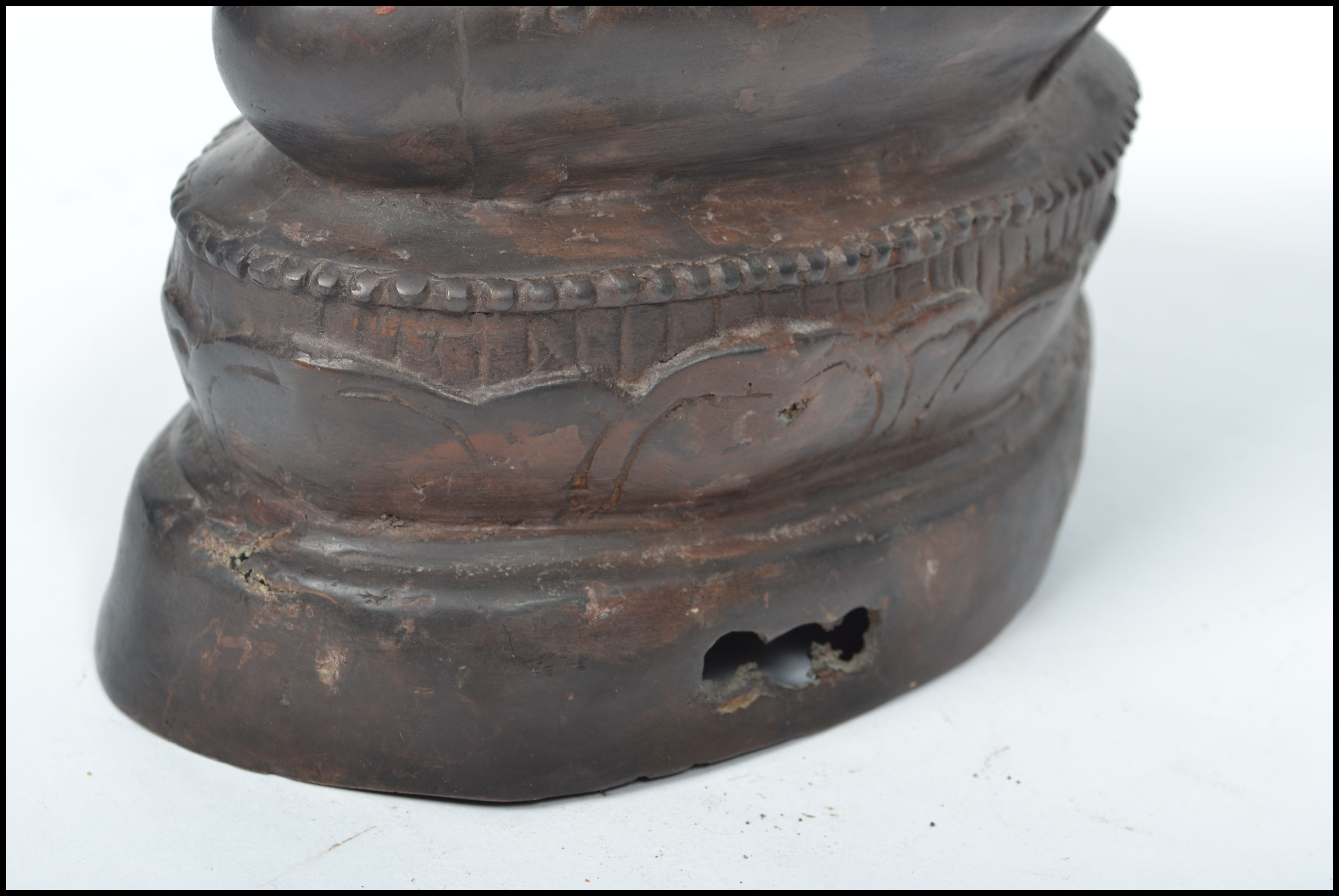 A believed 19th century Chinese bronze hollow cast - Image 13 of 20