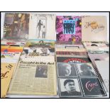 Vinyl Records - A collection of vinyl long play LP record albums to include various artists such